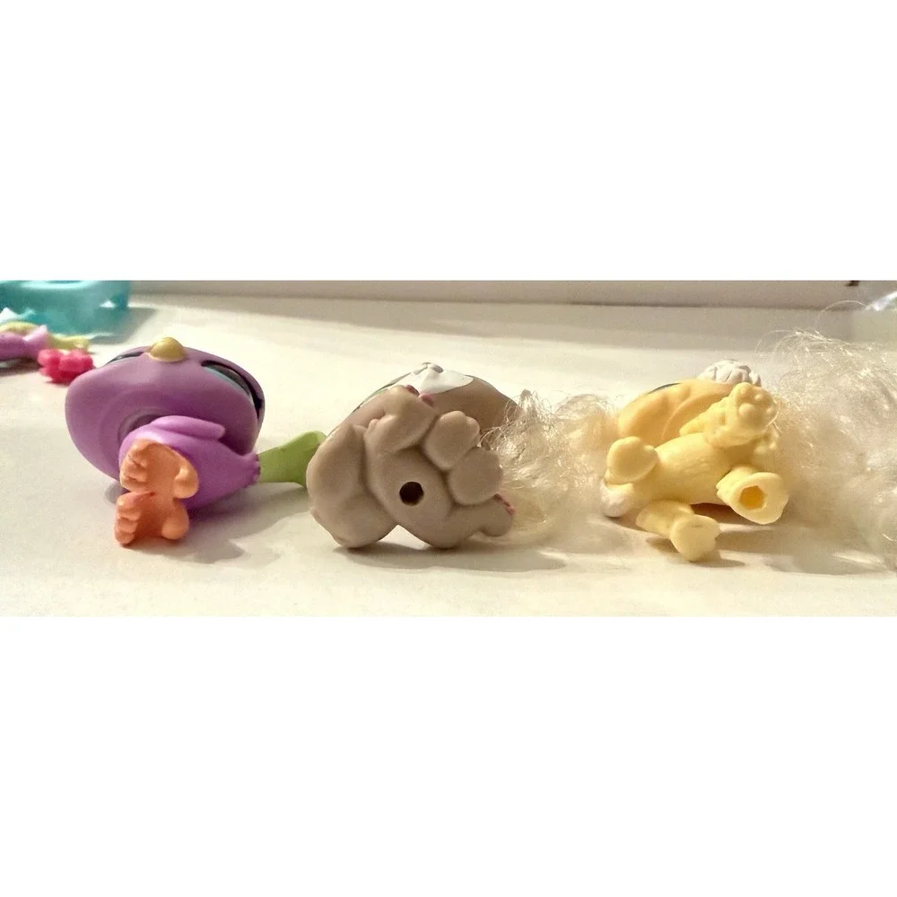 LPS Barrettes & Bows Salon #2638 #2639 #2640 Authentic Hasbro Pet Shop Set
